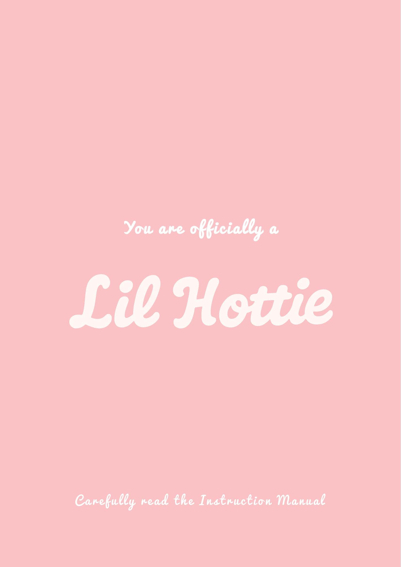 Front of the Lil Hottie instruction card
